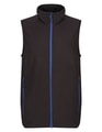Heren Fleece Bodywarmer Regatta TRF695 zwart-new royal
